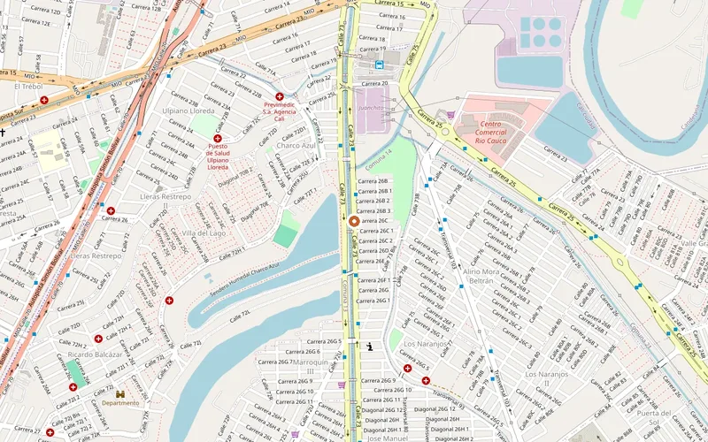 Mapa de la ubicación de Cerrajería Versalles